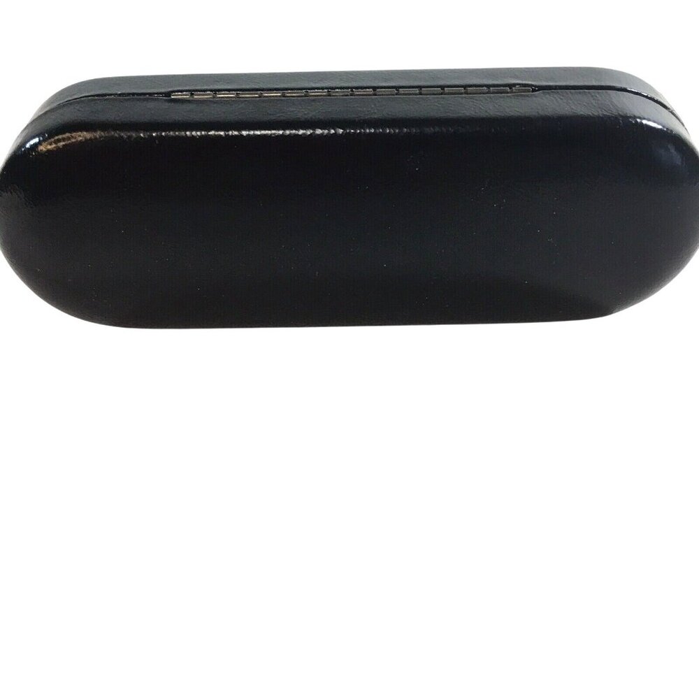 Greenbrier International Mens Eye Glass Case Black With Cleaning Cloth New